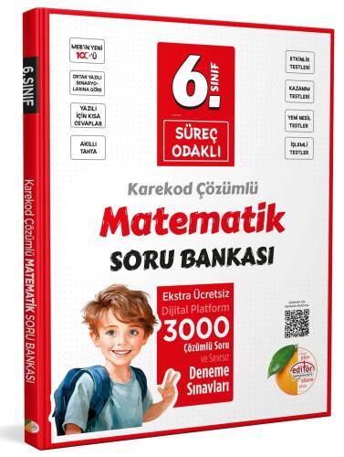 6. Sınıf Süreç Odaklı Matematik Soru Bankası - Karekod Çözümlü - 1