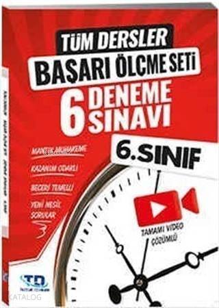 6. Sınıf Tüm Dersler Başarı Ölçme Seti 6 Deneme Sınavı - 1