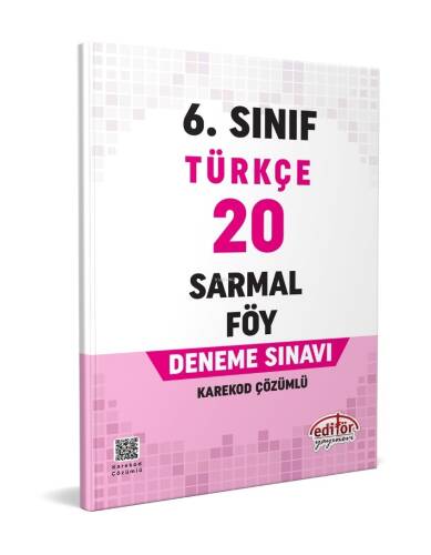 6. Sınıf Türkçe 20 Sarmal Föy Deneme Sınavı - 1