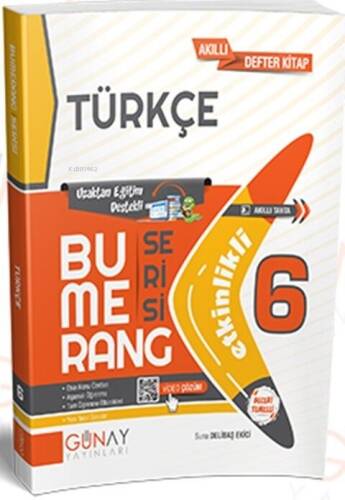 6. Sınıf Türkçe Etkinlikli Bumerang Serisi - 1