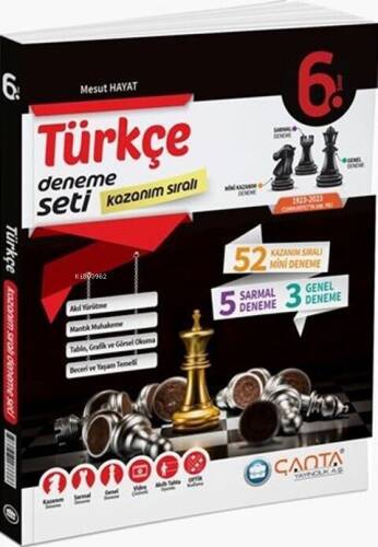 6. Sınıf Türkçe Kazanım Sıralı Deneme Seti - 1