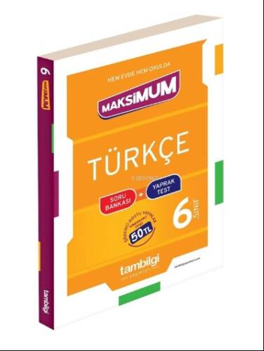 6. Sınıf Türkçe Soru Bankası + Yaprak Test Tambilgi Yayınları - 1