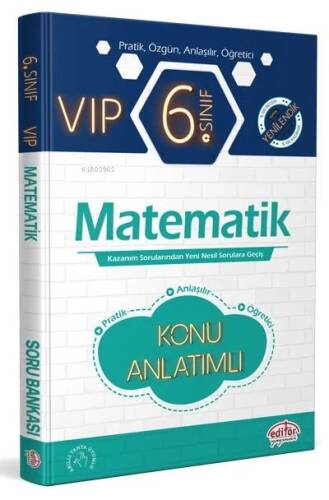 6. Sınıf VIP Matematik Konu Anlatımlı - 1