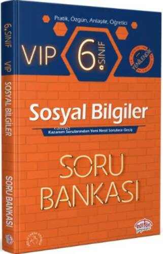 6. Sınıf VIP Sosyal Bilgiler Soru Bankası - 1