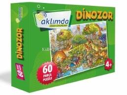 60 Parça Puzzle Dinozor - 1