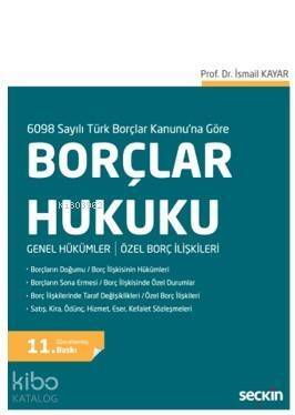 6098 sayılı yeni Türk Borçlar Kanunu'na göre temel bilgileri içeren bu kitap, özellikle hukuk fakült; Genel Hükümler / Özel Borç İlişkileri - 1