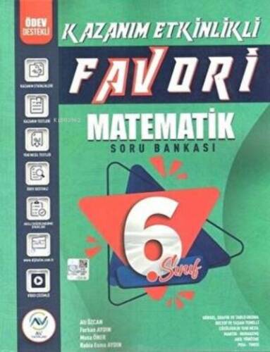 6.Sınıf Favori Kaz. Etk. S.B. Matematik - 2023 - 1