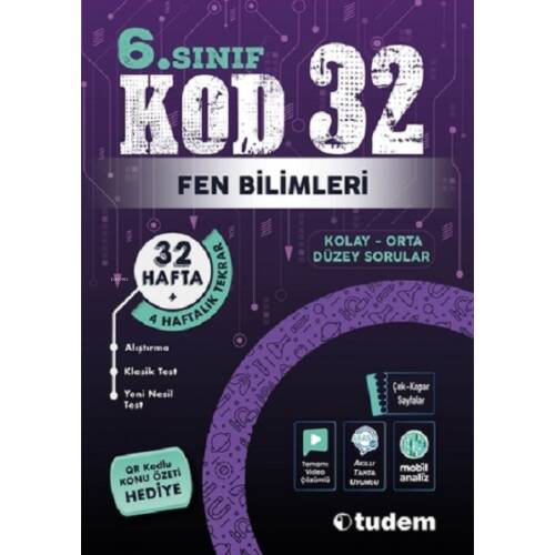 6.Sınıf Fen Bilimleri Kod 32 - 1