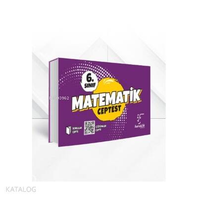 6.Sınıf Matematik Cep Test - 1