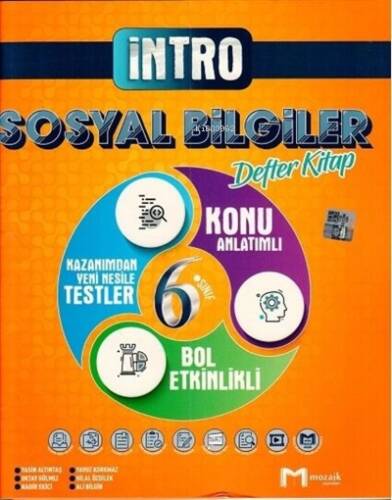 6.Sınıf Mozaik İntro Defter Sosyal Bilimler - 2022 - 1