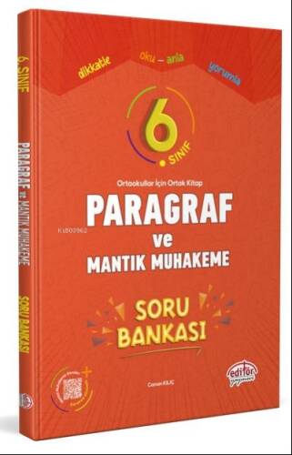 6.Sınıf Paragraf ve Mantık Muhakeme Soru Bankası - 1