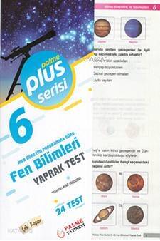 6.Sınıf Plus Serisi Fen Bilimleri Yaprak Test - 1