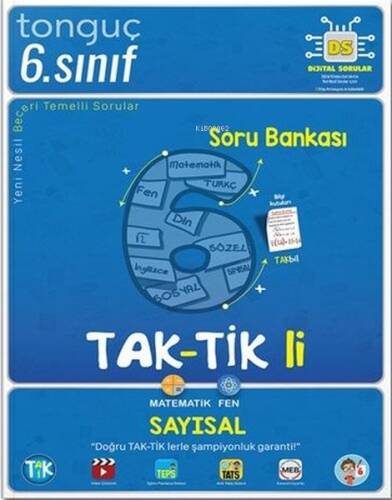 6.Sınıf Taktikli Sayısal Soru Bankası - 1