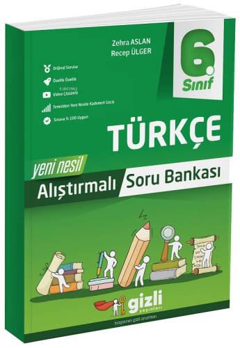 6.Sınıf Türkçe Alıştırmalı Soru Bankası - 1