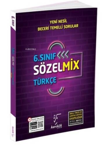 6.Sınıf Türkçe Sözel Mix Soru Bankası - 1