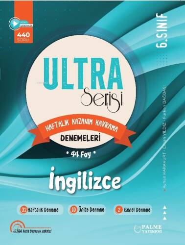 6.Sınıf Ultra Serisi İngilizce Denemeleri 44 Föy - 1