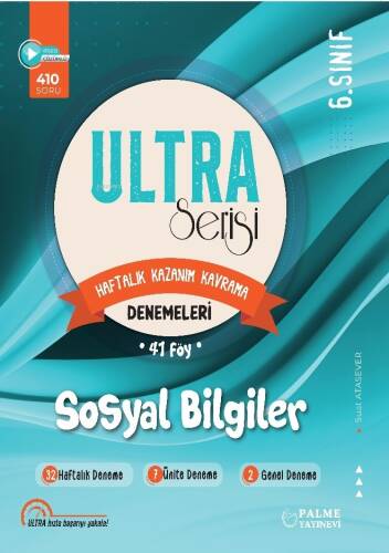 6.Sınıf Ultra Serisi Sosyal Bilgiler Denemeleri 41 Föy - 1