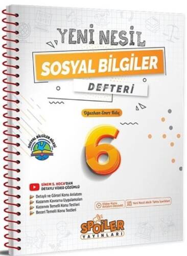 6.Sınıf Yenı Nesıl Sosyal Bılgıler Defterı - 1