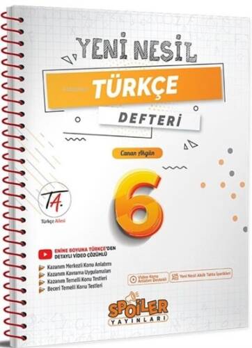 6.Sınıf Yenı Nesıl Turkce Defterı - 1