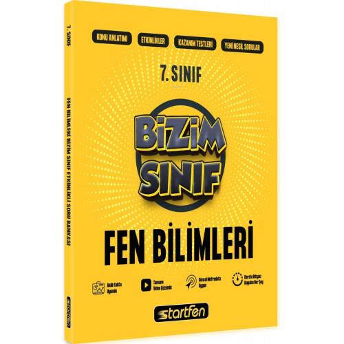 7. Sınıf Bizim Sınıf Fen Bilimleri Etkinlikli Soru Bankası - 1