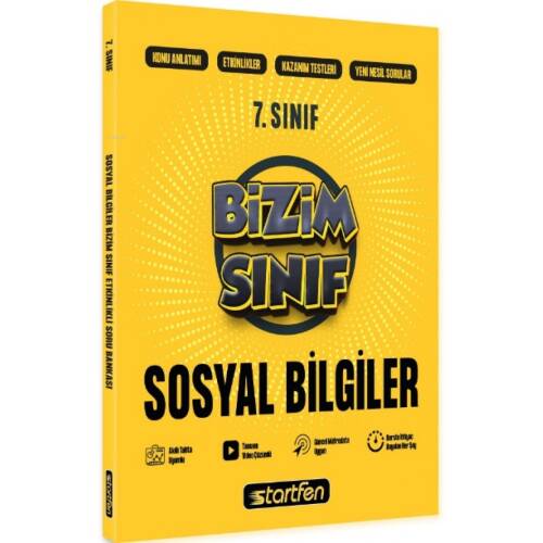 7. Sınıf Bizim Sınıf Sosyal Bilgiler Etkinlikli Soru Bankası - 1