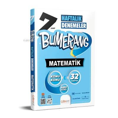 7. Sınıf Bumerang Haftalık Matematik Denemeleri - 1