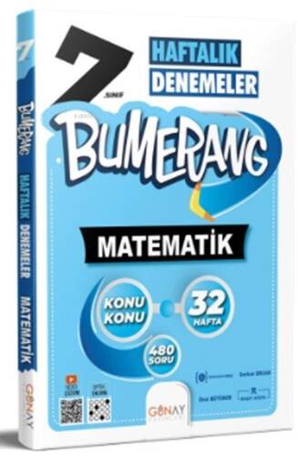 7. Sınıf Bumerang Haftalık Matematik Denemeleri - 1