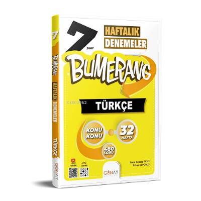 7. Sınıf Bumerang Haftalık Türkçe Denemeleri - 1