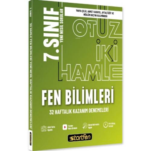 7. Sınıf Fen Bilimleri 32 Deneme Haftalık Kazanım Denemeleri - 1