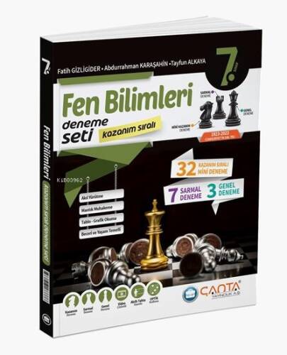 7. Sınıf Fen bilimleri Kazanım Sıralı Deneme Seti - 1