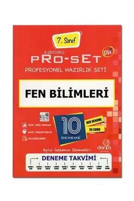 7. Sınıf Fen Bilimleri Pro-Set Deneme Sınavı - 1