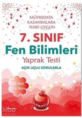 7. Sınıf Fen Bilimleri Yaprak Testi - 1