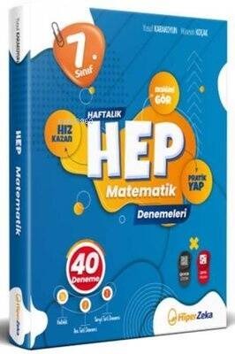 7. Sınıf HEP Matematik Haftalık Deneme Föyleri - 1