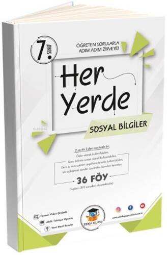 7. Sınıf Her Yerde Sosyal Bilgiler 36 Föy - 1