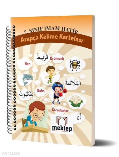 7. Sınıf İmam Hatip Arapça Kelime Kartelası - 1