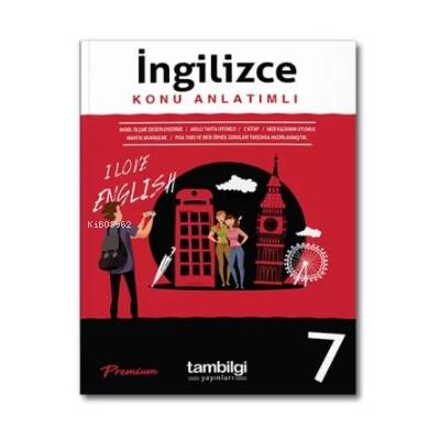 7. Sınıf İngilizce Konu Anlatımlı Tambilgi Yayınları - 1