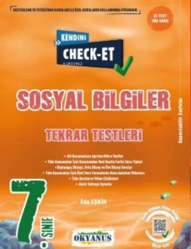 7. Sınıf Kendini Check - Et Sosyal Bilgiler Tekrar Testleri - 1