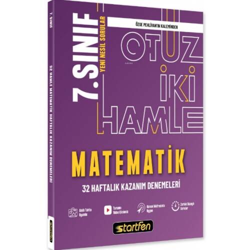 7. Sınıf Matematik 32 Hamle Haftalık Kazanım Denemeleri - 1