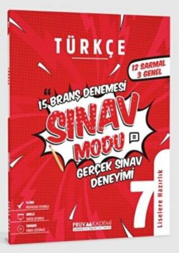 7. Sınıf Sınav Modu Türkçe - 1