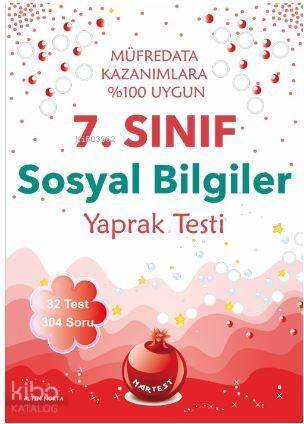 7. Sınıf Sosyal Bilgiler Yaprak Testi - 1