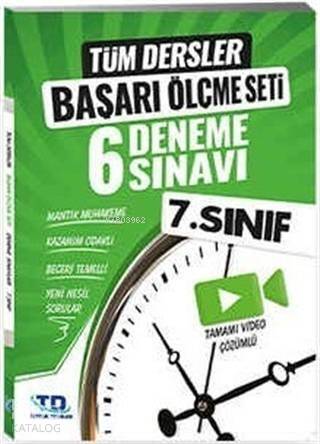 7. Sınıf Tüm Dersler Başarı Ölçme Seti 6 Deneme Sınavı - 1