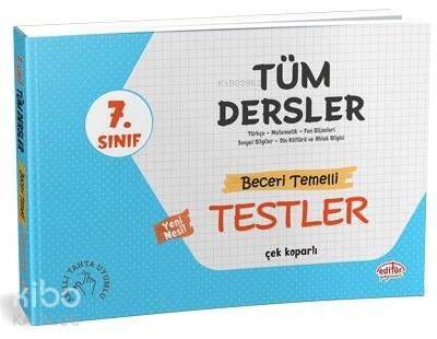 7. Sınıf Tüm Dersler Yeni Nesil Beceri Temelli Testler - 1