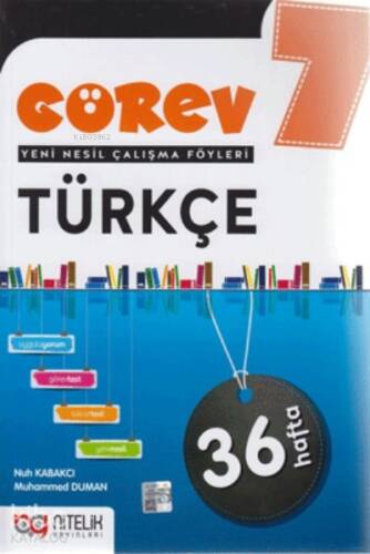 7. Sınıf Türkçe Görev Yeni Nesil Çalışma Föyleri - 1