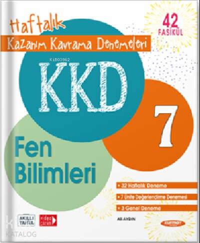 7.Sınıf Fen Bilimleri KKD Haftalık Kazanım Kavrama Denemeleri - 1