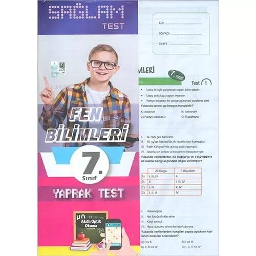 7.Sınıf Fen Bilimleri Sağlam Yaprak Test - 1