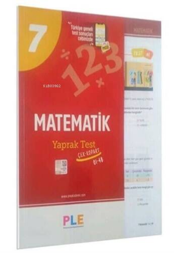 7.Sınıf - Matematik - Yaprak Testi (1-48) - 1