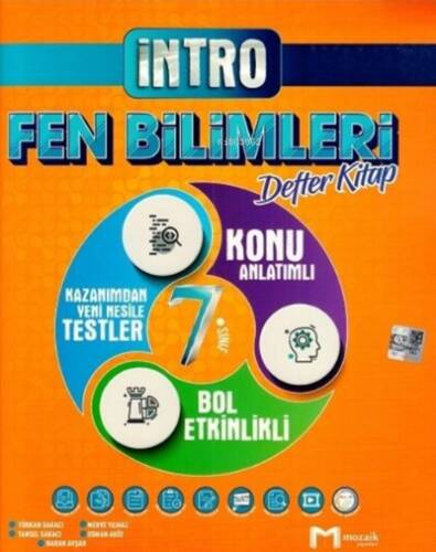 7.Sınıf Mozaik İntro Defter Fen Bilimleri - 2022 - 1