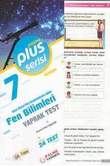 7.Sınıf Plus Serisi Fen Bilimleri Yaprak Test - 1