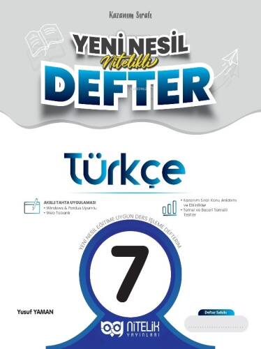 7.Sınıf Türkçe Yeni Nesil Nitelikli Defter - 1