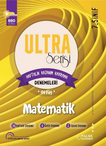 7.Sınıf Ultra Serisi Matematik Denemeleri 44 Föy - 1